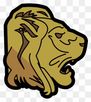 animated scared lion clipart