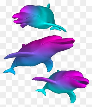 Vaporwave Clipart Dolphin - Seapunk Png - Free Transparent PNG Clipart ...