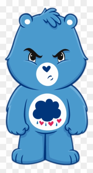 Grumpy Bear Care Bears Brown Bear Clip Art - Grumpy Bear Care Bear