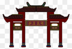 Pixel Art By Pixeywolf - Chinese Temple Clipart Png