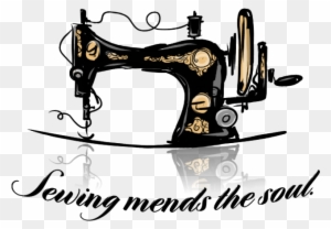 Left - Sewing Machine Retro