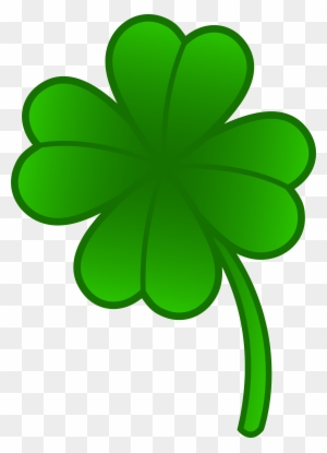 Excellent 4 Leaf Clover Picture Green Four Free Clip - St Patrick's Day Potluck