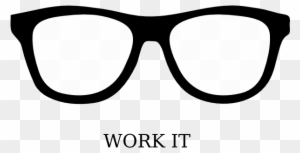 Work It Nerd Clip Art At Clker - Geek Glasses Clip Art Png