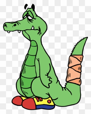 Alligator Clipart Comic - Sad Alligator Clipart