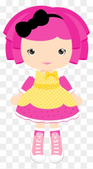 Cute Clipart, Lalaloopsy Party, Girl Cartoon, Girl - Pink Doll Clipart -  Free Transparent PNG Clipart Images Download