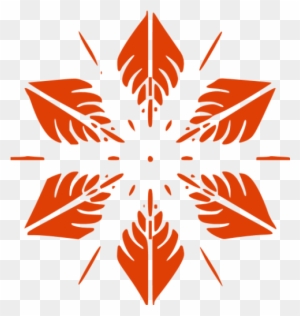 Soylent Red Snowflake 5 Icon - Types Of Star Designs