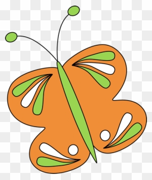 Orange Butterfly - My Cute Graphics Butterflies