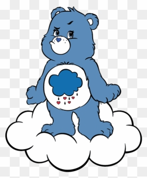 Care Bears And Cousins Clip Art Images - Cartoon Grumpy Care Bear