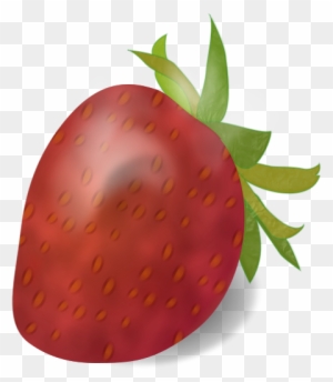 Small Ripe Strawberry Clip Art Download - Custom Strawberry Shower Curtain