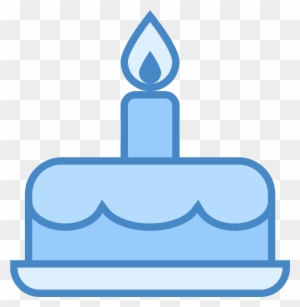 Birthday Cake Icon - Birthday Cake Icon Png Blue