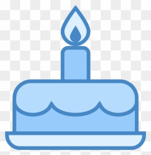 Birthday Cake Icon - Birthday Cake Icon Png Blue