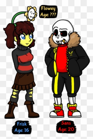 Underfell Frisk Sans And Flowey Redesign By Eeveewhite97 Fell