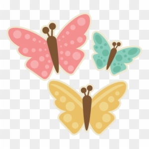 Spring Butterfly Set Svg Cutting Files For Scrapbooking - Set Of Butterfly Clipart