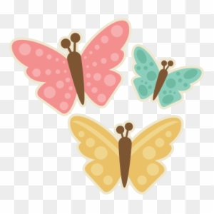 Spring Butterfly Set Svg Cutting Files For Scrapbooking - Set Of Butterfly Clipart