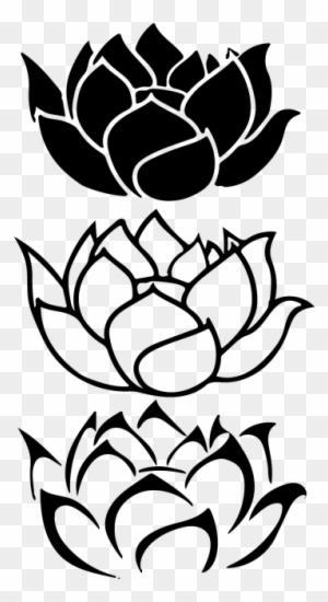 Cartoon Picture Of A Flower 29, Buy Clip Art - Lotus Simple Line Drawing