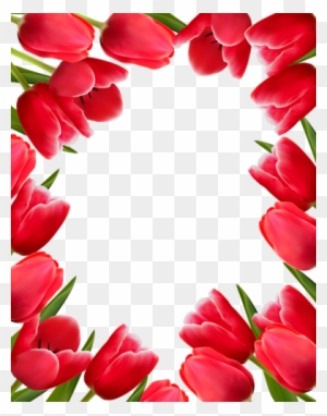 Craft - Tulips Flower Border Design
