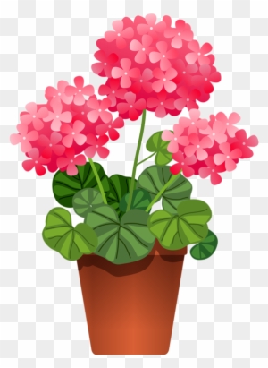 Potted Flowers - Potted Plant Clip Art