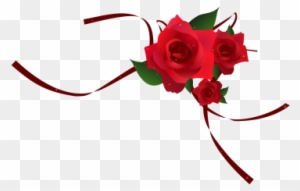 Png Red Rose Border, Red, Red Rose, Red Rose Vector - Portable Network Graphics
