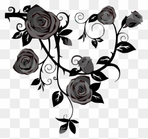 Rose Vine Drawing Thorns, Spines, And Prickles Clip - Poems For Valentines Day Short