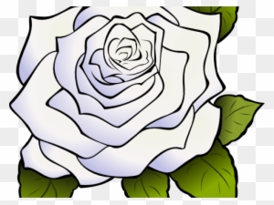White Rose Clipart Animated - Draw A Big Rose White Rose Clipart Animated - Draw A Big Rose