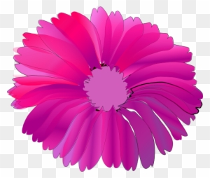 Pink Flower With Black Background Svg Clip Arts 600 - Cactus Flower Clip Art