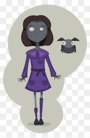 Girl Zombie Bee Scary Comic Funny Cartoon - Zombie Pictures Clipart Transparent