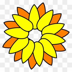 Easy To Draw Sunflower