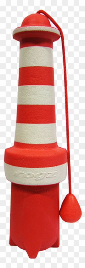 Visit Our Online Shop - Rogz Lighthouse Floating Toy - Diameter 7 X L 25 Cm