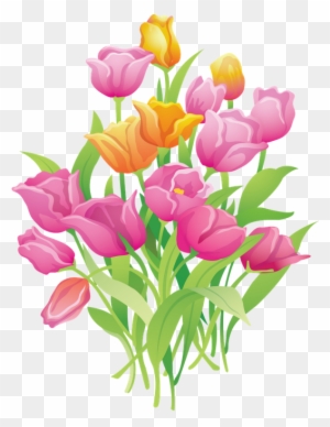 Flower Clipart, Pretty Pictures, Flower Pictures, Art - Tulip Cartoon Png