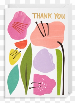 Thank You Flowers Greeting Card - Greeting Card