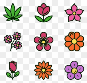 Flowers - Flower Flat Design Png