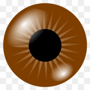 Brown Eye Clip Art At Clker - Brown Eye Clipart