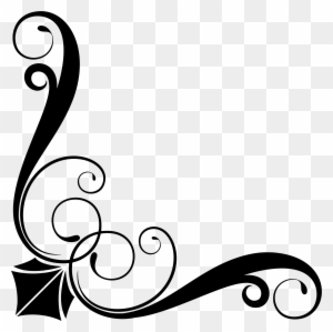 Ornamental Corner Vector Png - Free Transparent PNG Clipart Images Download