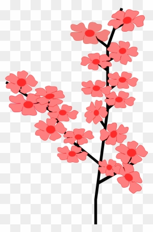 Flowers Sakura 2 Png Clip Arts - Cherry Blossom Clip Art