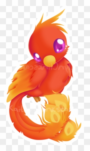 Cute Phoenix Clipart - Baby Phoenix Bird - Free Transparent PNG Clipart  Images Download