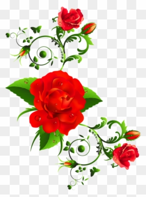 Красные Розы Декор Clipart - Red Rose Photos Gallery