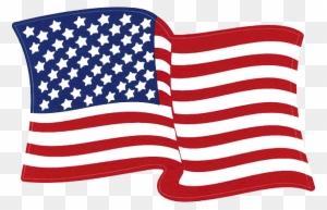 Caprio, - American Waving Flag Vinyl Decal