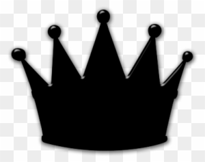 King Crown Clip Art Black - Black Crown Transparent Background
