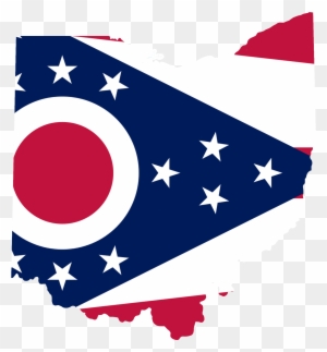 Ohio Flag Map Accurate - Ohio Flag