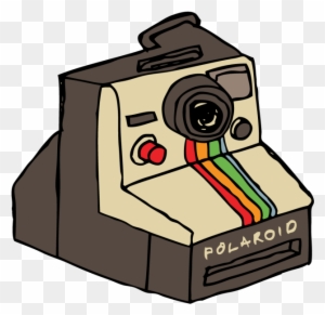 Back - Polaroid Camera Clipart Transparent