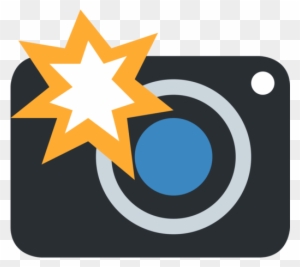 Twitter - Camera Emoji Flash - Free Transparent PNG Clipart Images Download