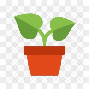 Flower, Leaf, Office, Plant, Pot, Potted Icon - Potted Plants Icon
