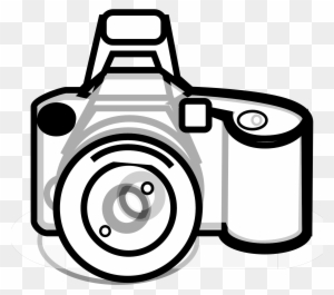 Clipart Of Lens, Photography And Kodak - Black And White Camera Clip Art