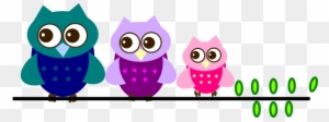 26 Owl Sitting On Tree Clipart Images And Graphics - Owls On A Branch Clipart