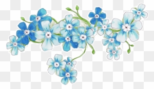 Blueflower By Olsikowa - Blue Flowers Transparent
