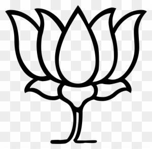 Lotus Flower Clipart 25, - Bharatiya Janata Party