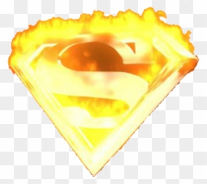 Fiery Superman Logo - Superman Logo On Fire