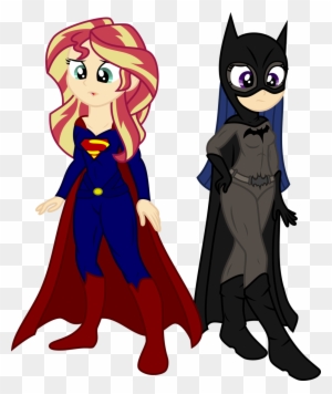 You Can Click Above To Reveal The Image Just This Once, - Sunset Shimmer Batman