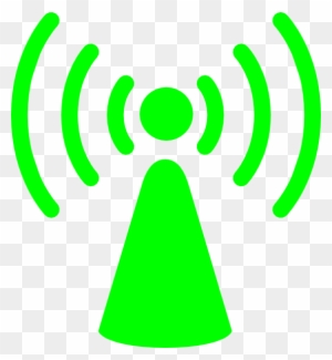 Tower Green Clip Art - Wireless Access Point Icon