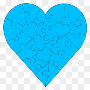 23 Piece Heart Shaped Puzzle - Puzzle